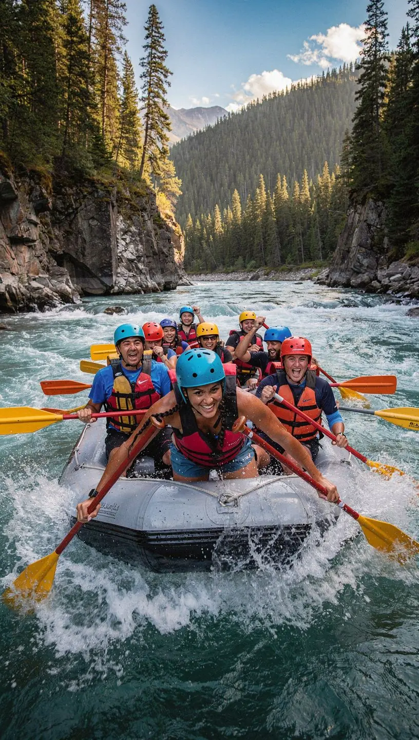 Группа туристов на экскурсии по ледникам, наслаждающаяся захватывающими видами и свежим воздухом.