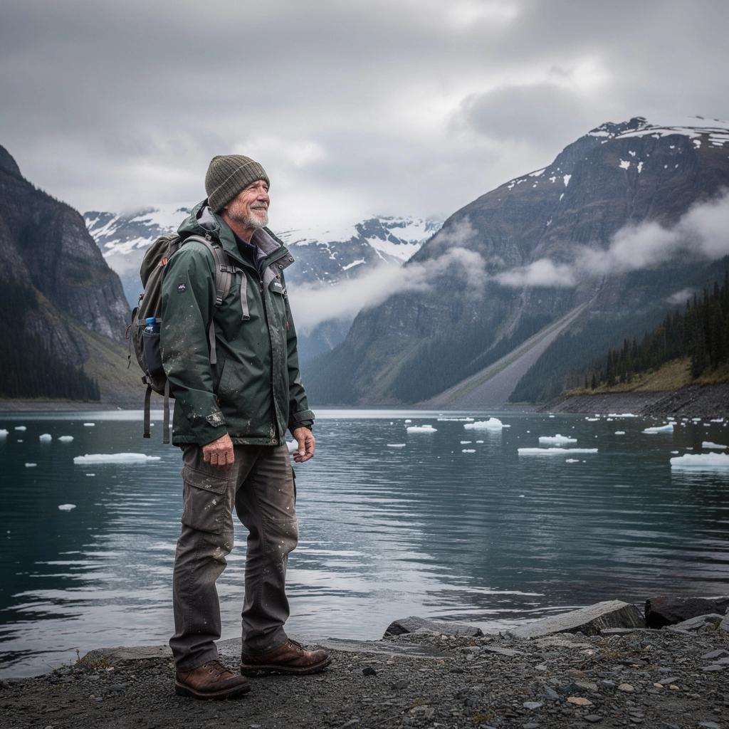 Группа туристов, наблюдающих за дикой природой в заповеднике Аляски.